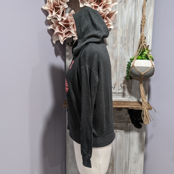 🖤SOLD🖤Victoria's Secret logo hooded sweatshirt - Picture 3 of 9